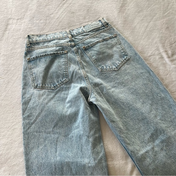 REVICE Super 80s High Rise Light Wash Baggy Jeans - Picture 7 of 9